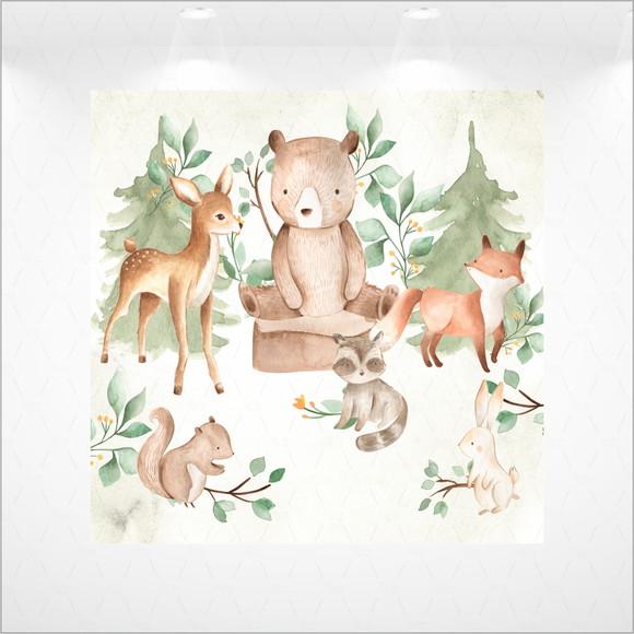 Painel Retangular Bosque 1,5m X 1,5m
