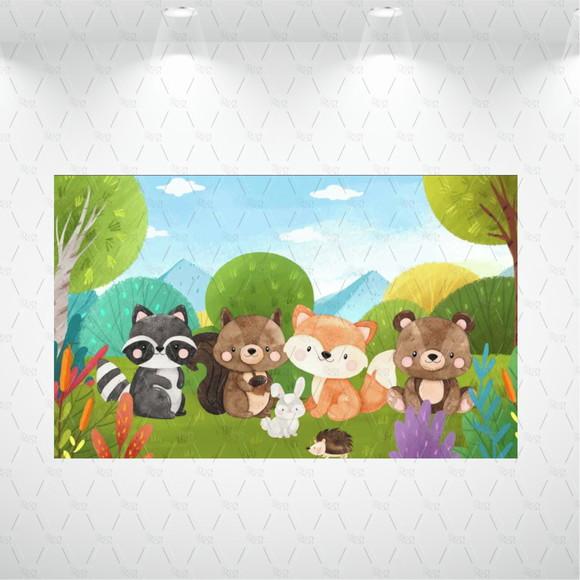 Painel Retangular Bosque 1m x 1,5m