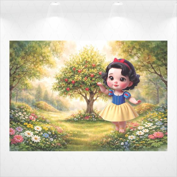 Painel Retangular Branca de Neve 4x2,8m
