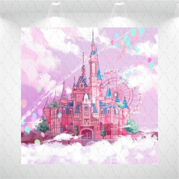 Painel Retangular Castelo 1,5m x 1,5m
