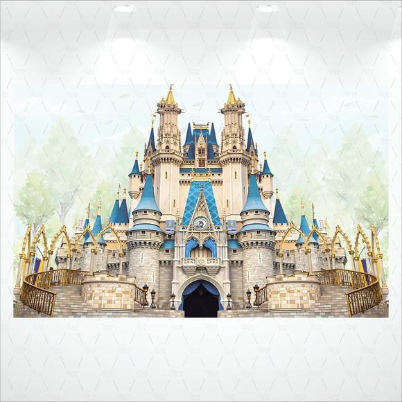 Painel Retangular Castelo 4,5m x 2,8m