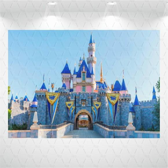 Painel Retangular Castelo Disney 1m x 1,5m