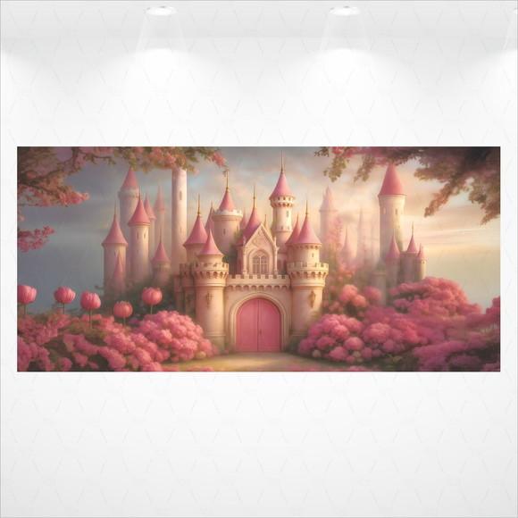 Painel Retangular Castelo de Princesa 6m x 2,8m