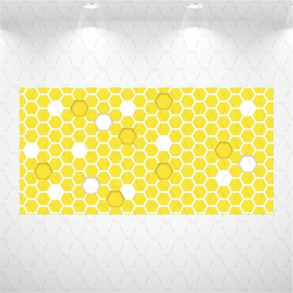 Painel Retangular Casulo De Abelha 2m X 1,50m