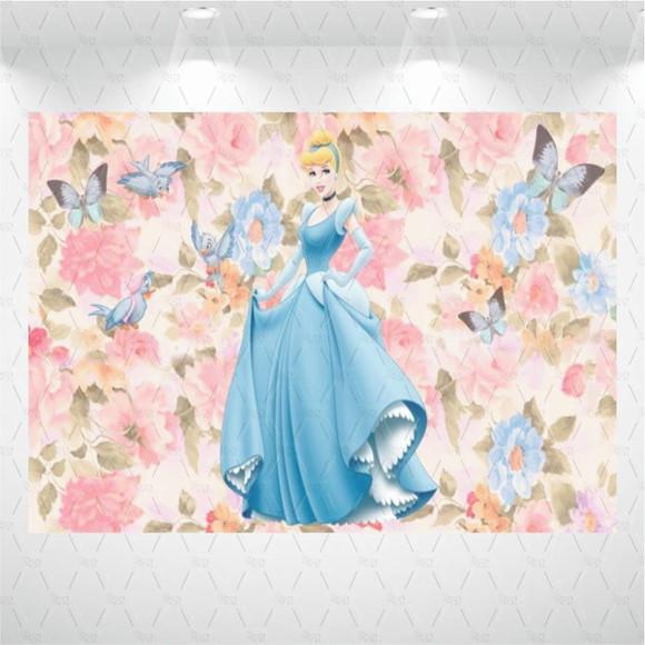 Painel Retangular Cinderela 1m x 1,5m