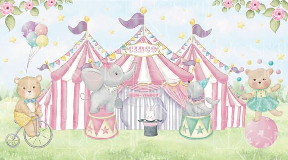 Painel Retangular Circo 5m x 2,8m