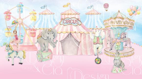 Painel Retangular Circo 5m x 2,8m