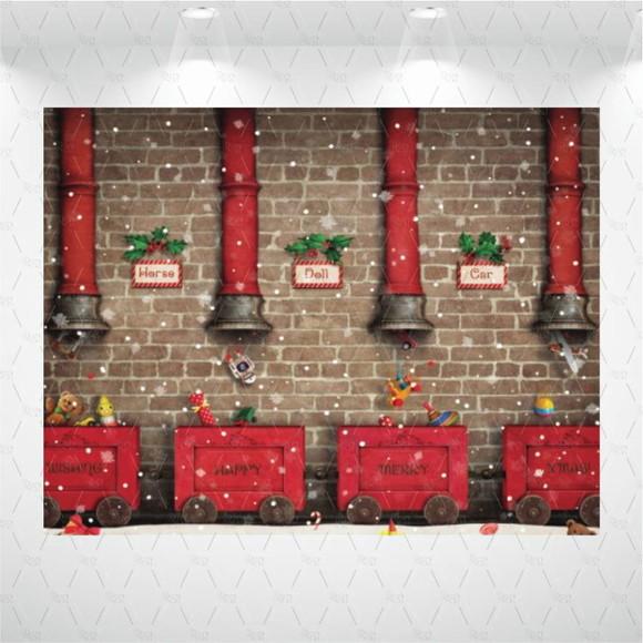 Painel Retangular Fábrica De Natal 1,5m X 1,5m