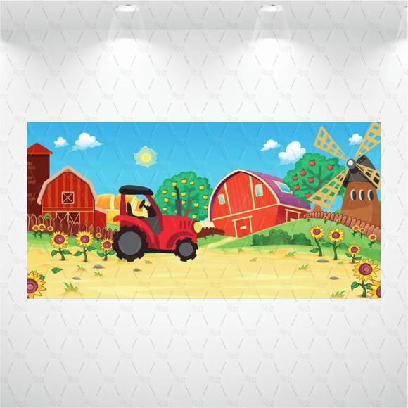 Painel Retangular Fazendinha 2m x 1,5m