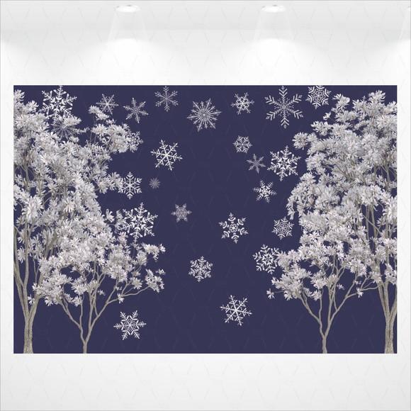 Painel Retangular Floresta Frozen 4x2,8m