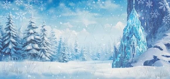 Painel Retangular Frozen 6m x 2,8m