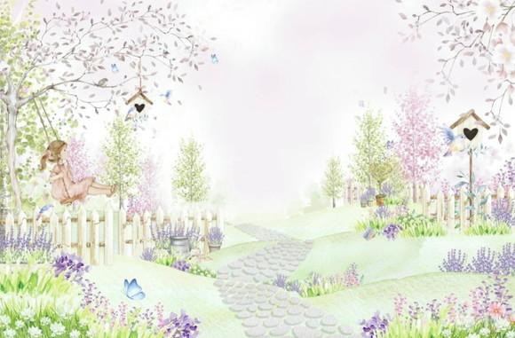 Painel Retangular Jardim 3,5m x 2m