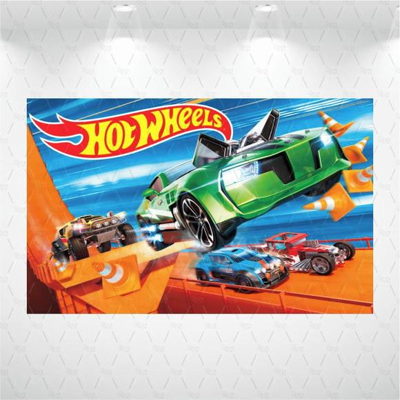 Painel Retangular Hot Wheels 1m X 1,50m