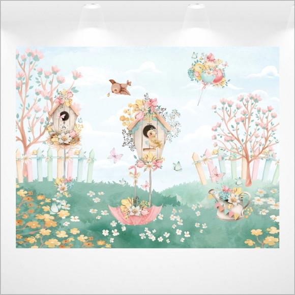 Painel Retangular Jardim Encantado 2m x 1,5m