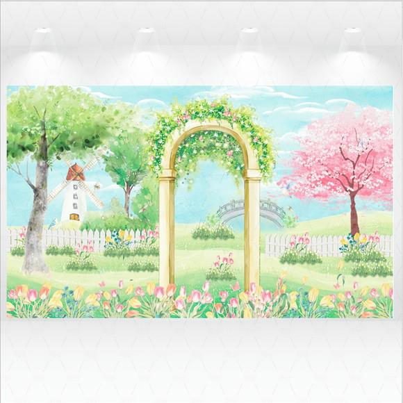 Painel Retangular Jardim Encantado 1m X 1,50m