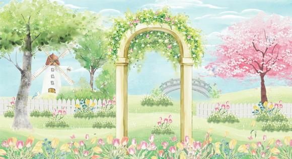 Painel Retangular Jardim 4,5m x 2,8m
