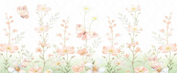Painel Retangular Jardim Encantado 6m x 2,5m