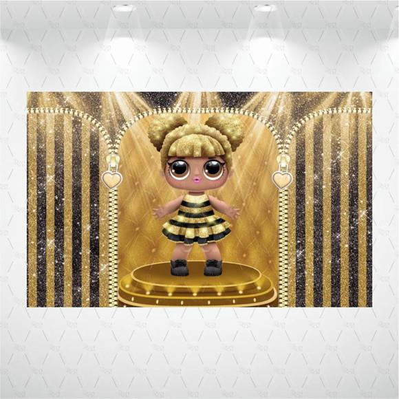 Painel Retangular Lol Surprise Queen Bee 1m x 1,5m
