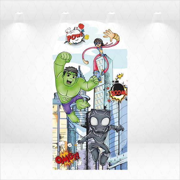 Painel Retangular ou Romano Homem Aranha - 1mx2m
