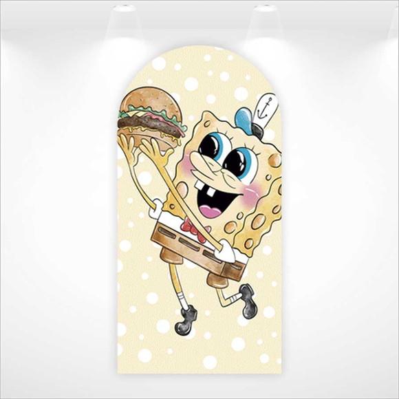 Painel Retangular ou Romano Vestfácil Bob Esponja - 1mx2m