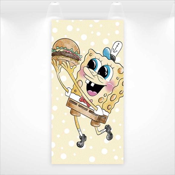 Painel Retangular ou Romano Vestfácil Bob Esponja - 1mx2m