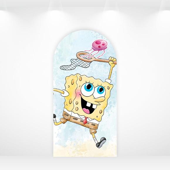 Painel Retangular ou Romano Vestfácil Bob Esponja - 1mx2m