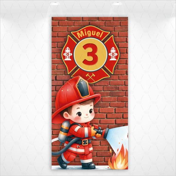 Painel Retangular ou Romano Vestfácil Bombeiros - 1mx2m