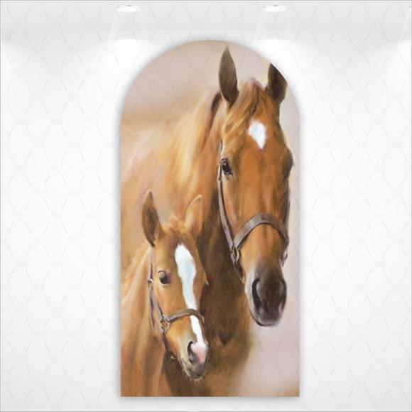 Painel Retangular ou Romano Vestfácil Cavalo Country - 1mx2m