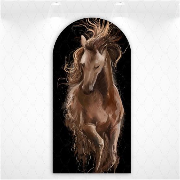 Painel Retangular ou Romano Vestfácil Cavalo Country - 1mx2m