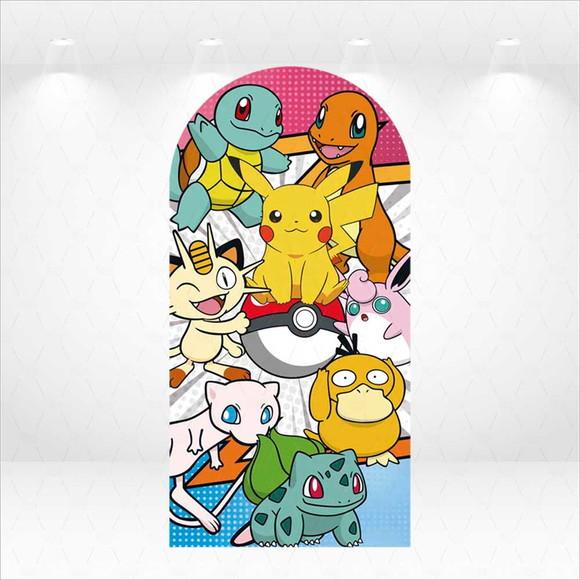 Painel Retangular ou Romano Vestfácil Pokémon - 1mx2m