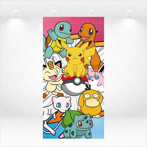 Painel Retangular ou Romano Vestfácil Pokémon - 1mx2m