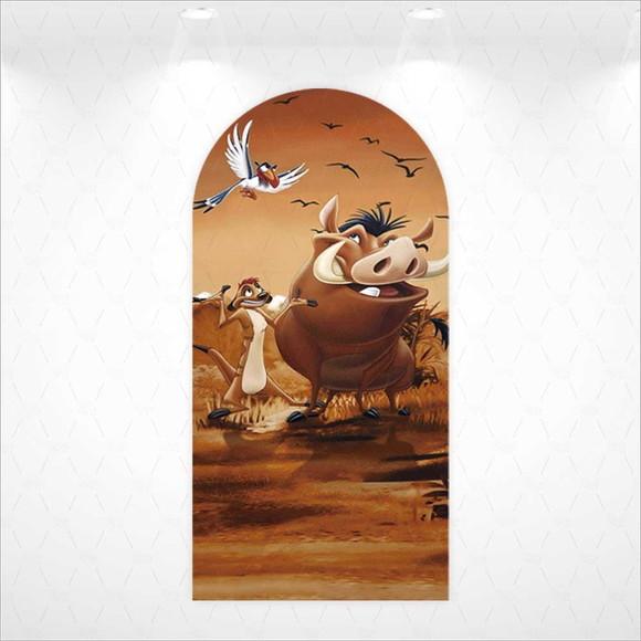 Painel Retangular ou Romano Vestfácil Rei Leão - 1mx2m