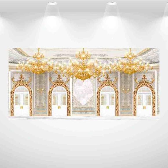 Painel Retangular Palácio Dourado 3m x 1,5m