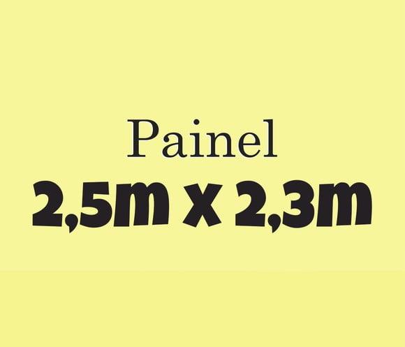 Painel Retangular Personalizado 2,5x2,3m