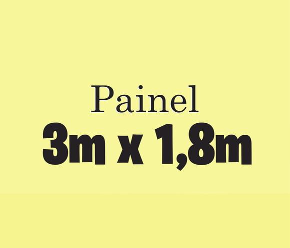 Painel Retangular Personalizado 3x1,8