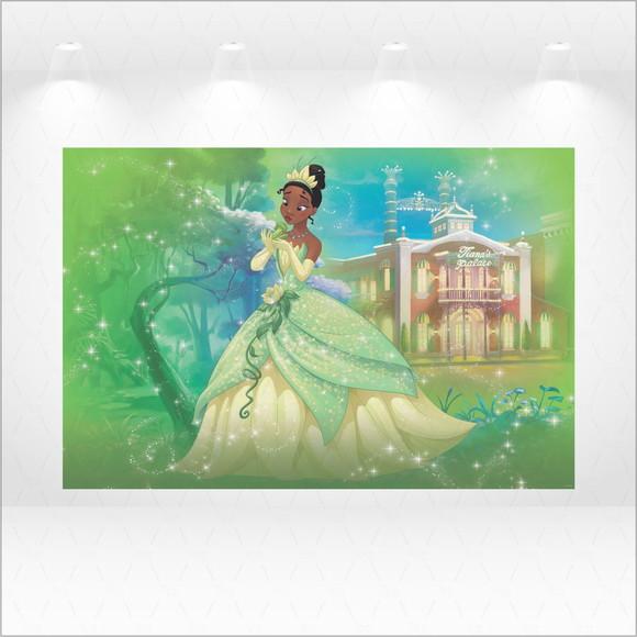 Painel Retangular Princesa Tiana1,5m X 1m