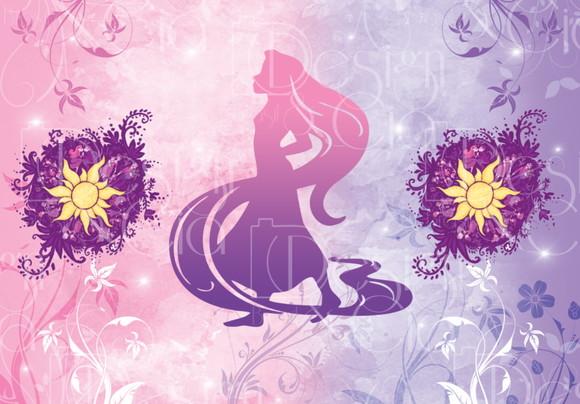 Painel Retangular Rapunzel 4m x 2,8m