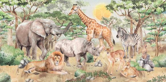 Painel Retangular Safari 6m x 3m