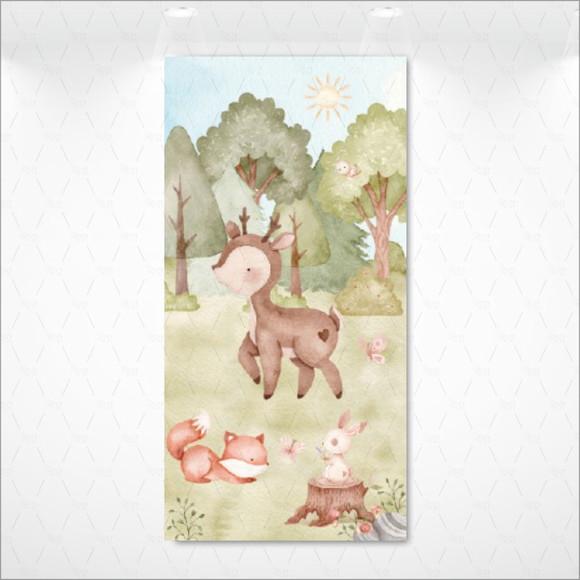 PAINEL RETANGULAR VESTFÁCIL BOSQUE - 1m x2m