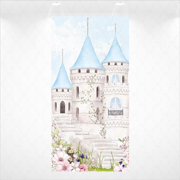 Painel Retangular Vestfácil Castelo Princesa - 1m X2m
