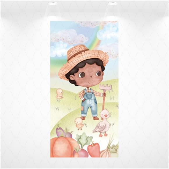 Painel Retangular Vestfácil Fazendinha - 1m X2m