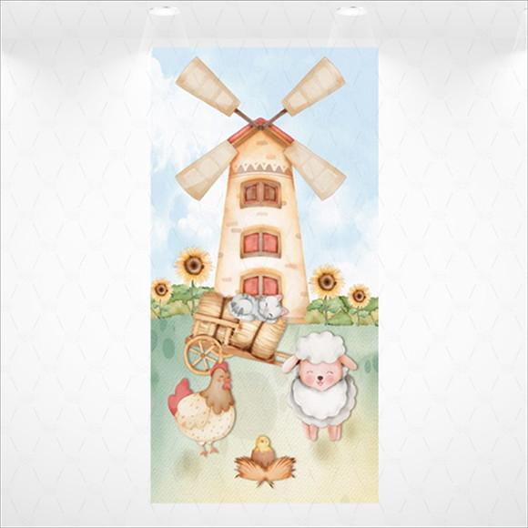 Painel Retangular Vestfácil Fazendinha - 1m X2m