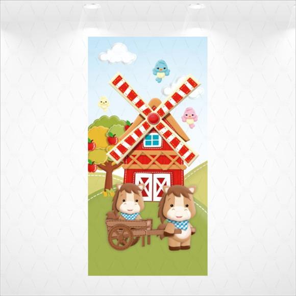 Painel Retangular Vestfácil Fazendinha - 1m X2m