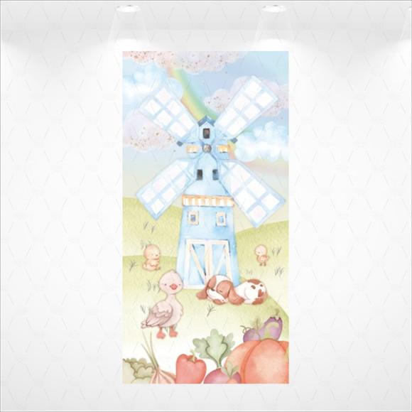 Painel Retangular Vestfácil Fazendinha - 1m X2m