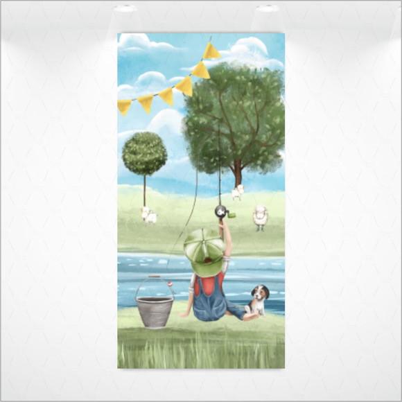 Painel Retangular Vestfácil Fazendinha - 1m X2m