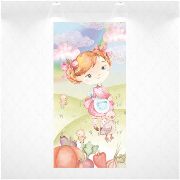 Painel Retangular Vestfácil Fazendinha - 1m X2m