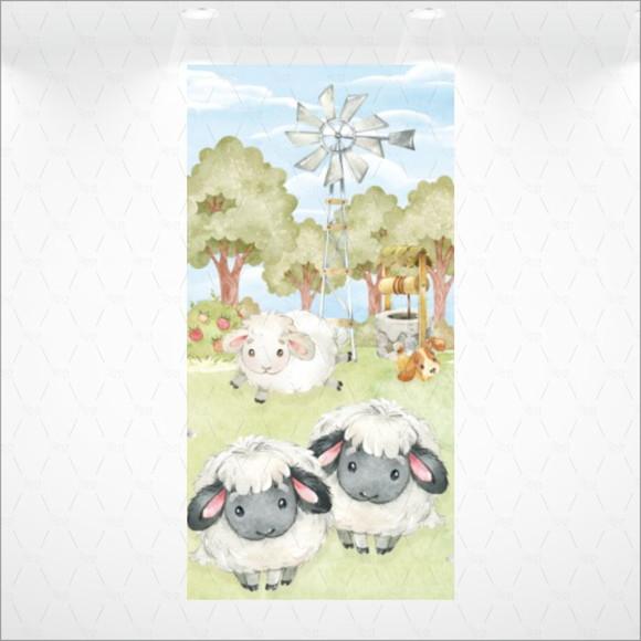 PAINEL RETANGULAR VESTFÁCIL FAZENDINHA - 1m x2m