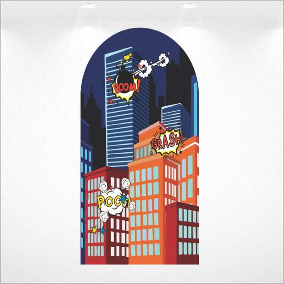 Painel Romano Vestfácil Cidade Heróis - 1m X2m
