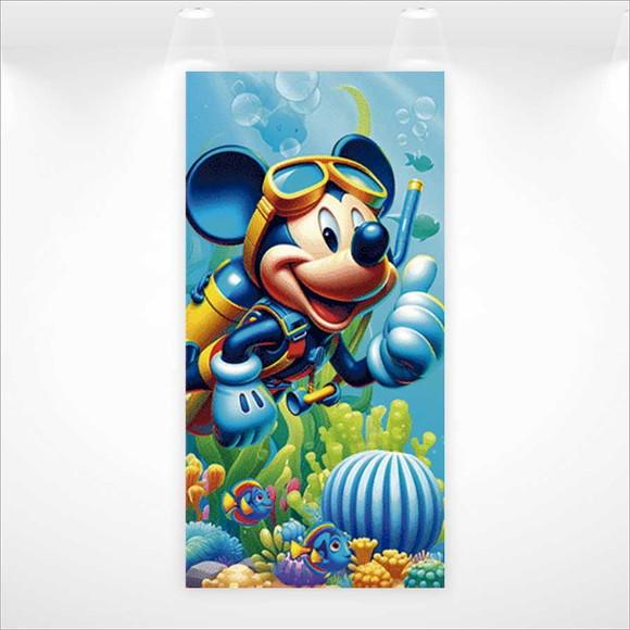 Painel Romano Vestfácil Mickey Mergulhador - 1m X2m