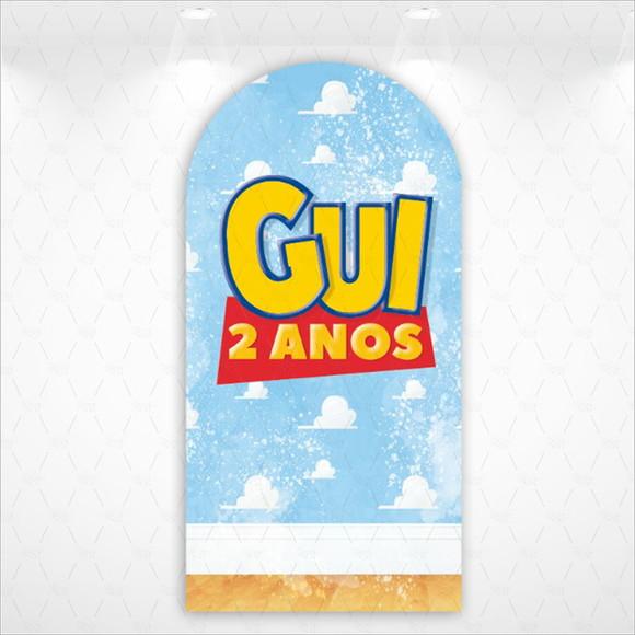 Painel Romano Vestfácil Toy Story com Nome - 1m X2m